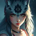 portrait of princess mononoke