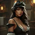 Steampunk portrait of the Beautiful Tifa Lockhart