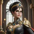 masterpiece, beautiful Bayonetta, intricate details, cinematic lighting, hyperrealistic, 8k resolution, octane render, unreal engine 5, artgerm, greg rutkowski, Alphonse Mucha