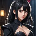 Selenskiy in evil anime style