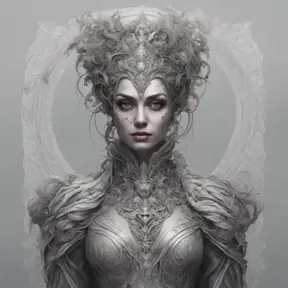 Alluring highly detailed matte portrait of a beautiful wraith in the style of Stefan Kostic, 8k, High Definition, Highly Detailed, Intricate, Half Body, Realistic, Sharp Focus, Fantasy, Elegant