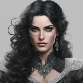 Alluring highly detailed matte portrait of a beautiful Yennefer in the style of Stefan Kostic, 8k, High Definition, Highly Detailed, Intricate, Half Body, Realistic, Sharp Focus, Fantasy, Elegant