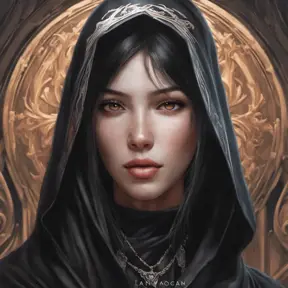 Alluring matte portrait of a beautiful veiled Tifa Lockhart wearing a black veil, 8k, Highly Detailed, Intricate, Half Body, Realistic, Sharp Focus, Volumetric Lighting, Fantasy, Elegant by Stanley Artgerm Lau, Alphonse Mucha, WLOP