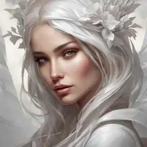 Alluring matte portrait of the beautiful Katarina in white, 8k, Highly Detailed, Intricate, Realistic, Sharp Focus, Volumetric Lighting, Fantasy, Elegant by Stanley Artgerm Lau, Alphonse Mucha, WLOP, Stefan Kostic