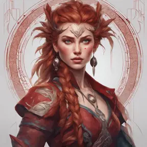 Alluring matte portrait of the beautiful Aloy in dark red, 8k, Highly Detailed, Intricate, Realistic, Sharp Focus, Volumetric Lighting, Fantasy, Elegant by Stanley Artgerm Lau, Alphonse Mucha, WLOP, Stefan Kostic