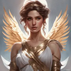 Alluring matte portrait of a beautiful Kassandra with wings, 8k, Highly Detailed, Intricate, Half Body, Realistic, Sharp Focus, Volumetric Lighting, Fantasy, Elegant by Stanley Artgerm Lau, Alphonse Mucha, WLOP