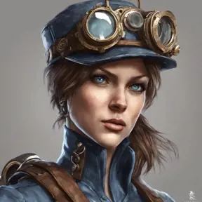 Steampunk portrait of Jill Valentine, Highly Detailed, Intricate, Artstation, Beautiful, Digital Painting, Sharp Focus, Concept Art, Elegant