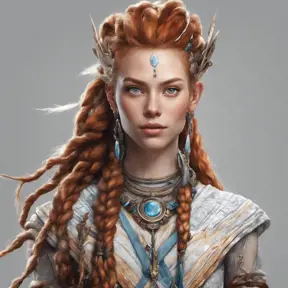 Alluring highly detailed matte portrait of a beautiful Aloy with shimmering hair in the style of Stefan Kostic, 8k, High Definition, Highly Detailed, Intricate, Half Body, Realistic, Sharp Focus, Fantasy, Elegant