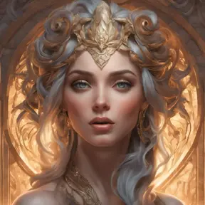 Alluring matte portrait of the beautiful goddess Ker in the style of Stefan Kostic, 8k, Highly Detailed, Intricate, Realistic, Sharp Focus, Volumetric Lighting, Fantasy, Elegant by Stanley Artgerm Lau, Alphonse Mucha, WLOP