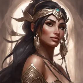 Alluring matte portrait of a beautiful Nidalee in the style of Stefan Kostic, 8k, Highly Detailed, Intricate, Half Body, Realistic, Sharp Focus, Volumetric Lighting, Fantasy, Elegant by Stanley Artgerm Lau, Greg Rutkowski