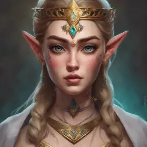 Matte portrait of Princess Zelda with tattoos, 8k, Highly Detailed, Powerful, Alluring, Artstation, Magical, Digital Painting, Photo Realistic, Sharp Focus, Volumetric Lighting, Concept Art by Stanley Artgerm Lau, Greg Rutkowski