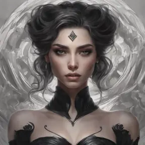 Alluring matte portrait of a fierce beautiful Lyx in black, 8k, Highly Detailed, Intricate, Half Body, Realistic, Sharp Focus, Volumetric Lighting, Fantasy, Elegant by Stanley Artgerm Lau, WLOP, Stefan Kostic