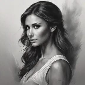 Alluring matte portrait of a beautiful Nina Dobrev, 8k, Highly Detailed, Intricate, Half Body, Realistic, Sharp Focus, Volumetric Lighting, Fantasy, Elegant by Stanley Artgerm Lau