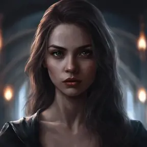 Beautiful girl in vampire academy, mystic, dark fantasy, Magical, Stunning, Digital Painting, Cinematic Lighting, Sharp Focus, Dark, Hyper Realistic