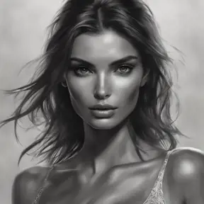 Alluring matte portrait of a beautiful Emily Ratajkowski in the style of Stefan Kostic, 8k, Highly Detailed, Intricate, Half Body, Realistic, Sharp Focus, Volumetric Lighting, Fantasy, Elegant by Stanley Artgerm Lau, Greg Rutkowski