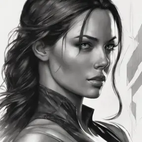 Alluring matte portrait of a beautiful Laura Kinney from Xmen in the style of Stefan Kostic, 8k, Highly Detailed, Intricate, Half Body, Realistic, Sharp Focus, Volumetric Lighting, Fantasy, Elegant by Stanley Artgerm Lau, Greg Rutkowski