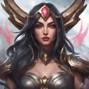 Matte portrait of Irelia from League of Legends with tattoos, 8k, Highly Detailed, Powerful, Alluring, Artstation, Magical, Digital Painting, Photo Realistic, Sharp Focus, Volumetric Lighting, Concept Art by Stanley Artgerm Lau, Alphonse Mucha, Greg Rutkowski