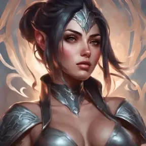 Matte portrait of Irelia with tattoos, 8k, Highly Detailed, Powerful, Alluring, Artstation, Magical, Digital Painting, Photo Realistic, Sharp Focus, Volumetric Lighting, Concept Art by Stanley Artgerm Lau, Alphonse Mucha, Greg Rutkowski