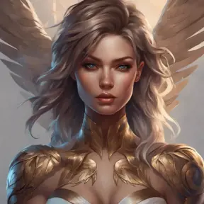 Matte portrait of Kayle with tattoos, 8k, Highly Detailed, Powerful, Alluring, Artstation, Magical, Digital Painting, Photo Realistic, Sharp Focus, Volumetric Lighting, Concept Art by Stanley Artgerm Lau, Alphonse Mucha, Greg Rutkowski