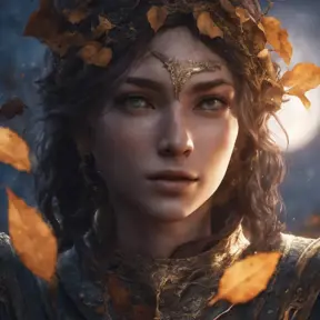 Portrait of a fall we felled in the moonlight, Highly Detailed, Intricate, Cinematic Lighting, Unreal Engine, Radiant, Fantasy