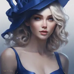 Matte portrait of the beautiful Quinn in dark blue, 8k, Highly Detailed, Intricate, Realistic, Sharp Focus, Volumetric Lighting, Fantasy, Elegant by Stanley Artgerm Lau, WLOP, Stefan Kostic