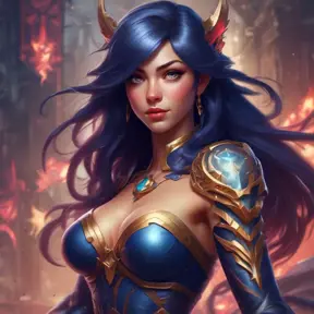 Matte portrait of Irelia from League of Legends with tattoos, 8k, Highly Detailed, Powerful, Alluring, Artstation, Magical, Digital Painting, Photo Realistic, Sharp Focus, Volumetric Lighting, Concept Art by Stanley Artgerm Lau, Alphonse Mucha, Greg Rutkowski