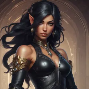 Alluring matte portrait of a beautiful Sivir wearing black leather, 8k, Highly Detailed, Intricate, Half Body, Realistic, Sharp Focus, Volumetric Lighting, Fantasy, Elegant by Stanley Artgerm Lau, Alphonse Mucha, WLOP