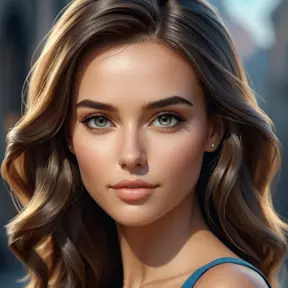 Alluring portrait of the perfect woman, with beautiful face, 8k, High Resolution, HQ, Ultra Detailed, Artstation, Perfect Face, Matte Painting by Greg Rutkowski, Stefan Kostic