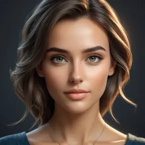 Alluring portrait of the perfect woman, with beautiful face, 8k, High Resolution, HQ, Ultra Detailed, Artstation, Perfect Face, Matte Painting by Greg Rutkowski, Stefan Kostic