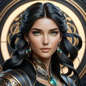 Alluring matte portrait of the beautiful goddess Artemis in black leather, 8k, Highly Detailed, Intricate, Realistic, Sharp Focus, Volumetric Lighting, Fantasy, Elegant by Stanley Artgerm Lau, Alphonse Mucha, WLOP