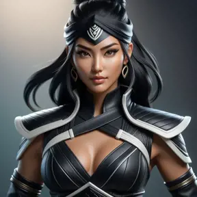 Alluring matte half body portrait of a beautiful Akali wearing tight black leather, 8k, Highly Detailed, Intricate, Realistic, Sharp Focus, Volumetric Lighting, Fantasy, Elegant by Stanley Artgerm Lau, WLOP