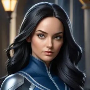 Alluring matte portrait of a beautiful Laura Kinney from Xmen in the style of Stefan Kostic, 8k, Highly Detailed, Intricate, Half Body, Realistic, Sharp Focus, Volumetric Lighting, Fantasy, Elegant by Stanley Artgerm Lau, Greg Rutkowski