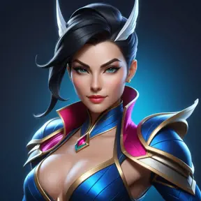 Alluring matte portrait of a beautiful Vayne from League of Legends, 8k, Highly Detailed, Intricate, Half Body, Realistic, Sharp Focus, Volumetric Lighting, Fantasy, Elegant by Stanley Artgerm Lau, WLOP, Stefan Kostic