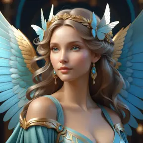 Alluring matte portrait of a beautiful Seraphine with wings, 8k, Highly Detailed, Intricate, Half Body, Realistic, Sharp Focus, Volumetric Lighting, Fantasy, Elegant by Stanley Artgerm Lau, Alphonse Mucha, WLOP