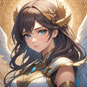 Alluring matte portrait of a beautiful Kassandra with wings, 8k, Highly Detailed, Intricate, Half Body, Realistic, Sharp Focus, Volumetric Lighting, Fantasy, Elegant by Stanley Artgerm Lau, Alphonse Mucha, WLOP