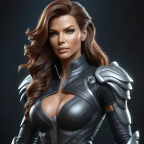 Alluring matte portrait of a beautiful fierce Sarah Kerrigan in leather, 8k, Highly Detailed, Intricate, Half Body, Realistic, Sharp Focus, Volumetric Lighting, Fantasy, Elegant by Stanley Artgerm Lau, WLOP, Stefan Kostic
