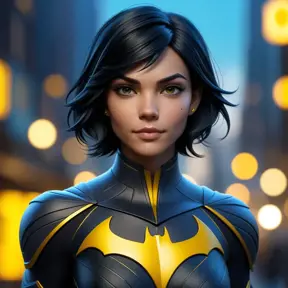 Matte portrait of Cassandra Cain with tattoos, 8k, Highly Detailed, Alluring, Artstation, Bokeh effect, Sharp Focus, Volumetric Lighting, Concept Art by Stanley Artgerm Lau, Greg Rutkowski