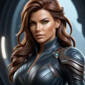 Alluring matte portrait of a beautiful fierce Sarah Kerrigan in leather, 8k, Highly Detailed, Intricate, Half Body, Realistic, Sharp Focus, Volumetric Lighting, Fantasy, Elegant by Stanley Artgerm Lau, WLOP, Stefan Kostic