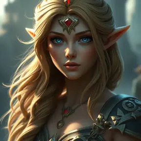 Matte portrait of Princess Zelda, 8k, Highly Detailed, Powerful, Alluring, Artstation, Magical, Digital Painting, Photo Realistic, Sharp Focus, Volumetric Lighting, Concept Art by Stanley Artgerm Lau, Greg Rutkowski