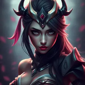 Alluring matte portrait of a beautiful Akali from League of Legends in the style of Stefan Kostic, 8k, High Definition, Highly Detailed, Intricate, Half Body, Realistic, Sharp Focus, Fantasy, Elegant