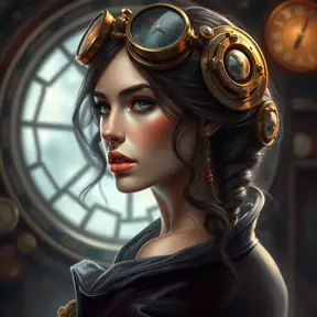 Steampunk portrait of Irina Shayk, Highly Detailed, Intricate, Artstation, Beautiful, Digital Painting, Sharp Focus, Concept Art, Elegant