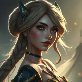 Alluring matte portrait of a beautiful Lyx from League of Legends in the style of Stefan Kostic, 8k, High Definition, Highly Detailed, Intricate, Half Body, Realistic, Sharp Focus, Fantasy, Elegant