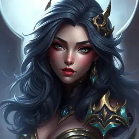 Portrait of the beautiful Samira from League of Legends, Highly Detailed, Intricate, Realistic, Volumetric Lighting, Elegant by Stanley Artgerm Lau