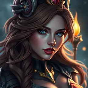 Alluring matte portrait of a beautiful Miss Fortune from League of Legends in the style of Stefan Kostic, 8k, High Definition, Highly Detailed, Intricate, Half Body, Realistic, Sharp Focus, Fantasy, Elegant