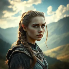 Alluring highly detailed matte portrait of a beautiful Aloy in the hills in the style of Stefan Kostic, 8k, High Definition, Highly Detailed, Intricate, Half Body, Realistic, Sharp Focus, Fantasy, Elegant