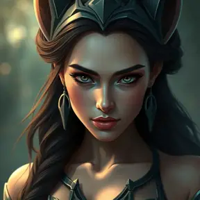 Alluring matte portrait of a beautiful Vex from League of Legends in the style of Stefan Kostic, 8k, High Definition, Highly Detailed, Intricate, Half Body, Realistic, Sharp Focus, Fantasy, Elegant