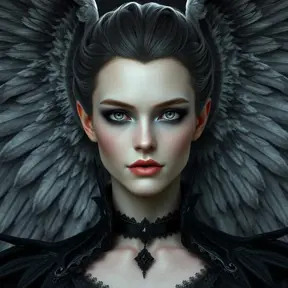 A beautiful winged romanian vampire with a perfect face, 8k, Hyper Detailed, Intricate Details, Masterpiece, Contemporary, Full Body, Trending on Artstation, Gothic, Deviantart, Concept Art by Stefan Kostic