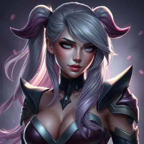 Alluring matte portrait of a beautiful Quinn from League of Legends, Highly Detailed, Half Body, Realistic, Sharp Focus, Volumetric Lighting by Stanley Artgerm Lau