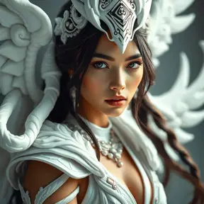 Alluring matte portrait of the beautiful Akali in white, 8k, Highly Detailed, Intricate, Realistic, Sharp Focus, Volumetric Lighting, Fantasy, Elegant by Stanley Artgerm Lau, Alphonse Mucha, WLOP, Stefan Kostic