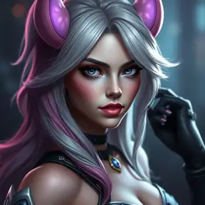 Alluring matte portrait of a beautiful Quinn from League of Legends, Highly Detailed, Half Body, Realistic, Sharp Focus, Volumetric Lighting by Stanley Artgerm Lau